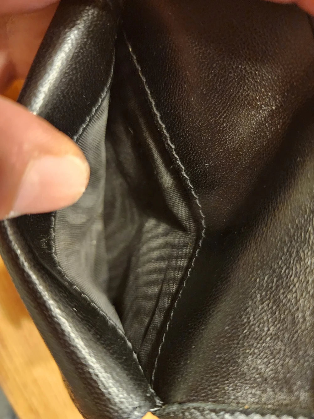 black Miu Miu Small Matelassé Nappa Leather Wallet